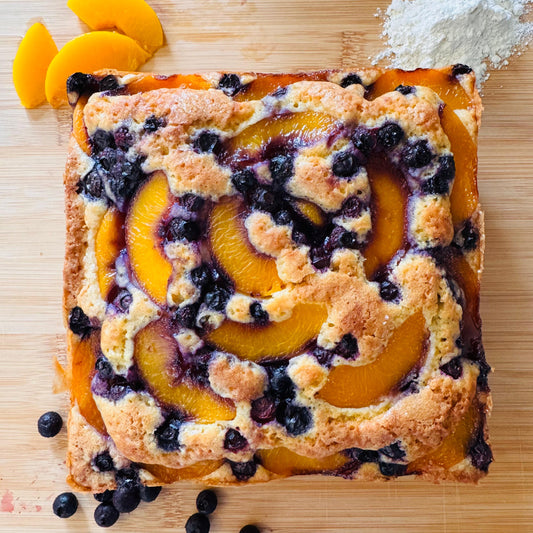 Peach & Blueberry Cobbler